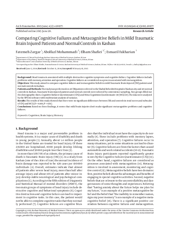 Cognitive failure essay 08 image