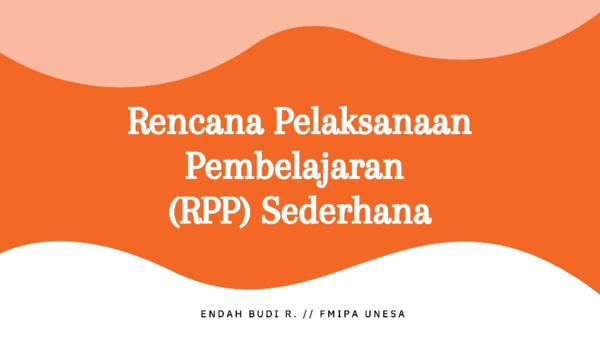 (PPT) MERDEKA BELAJAR RPP Sederhana