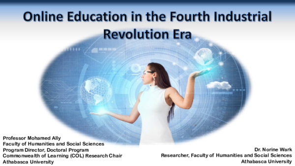 (PDF) Online Education in the Fourth Industrial Revolution Era