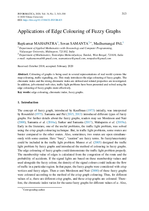 (PDF) Applications of Edge Colouring of Fuzzy Graphs
