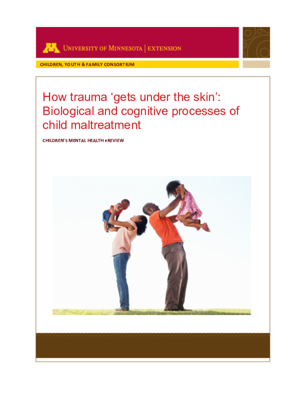 (PDF) How trauma 'gets under the skin': Biological and cognitive ...