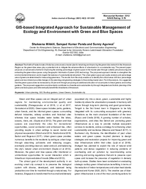 (PDF) GIS-based Integrated Approach for Sustainable Management of ...