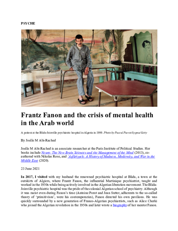 Arab psyche essay image