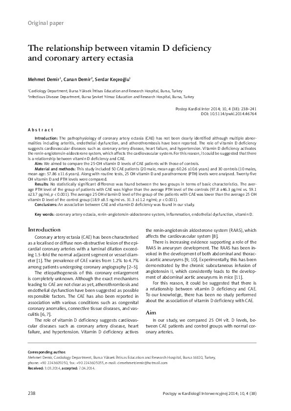 (PDF) The Relationship Between Vitamin D Deficiency and Type 2 Diabetes