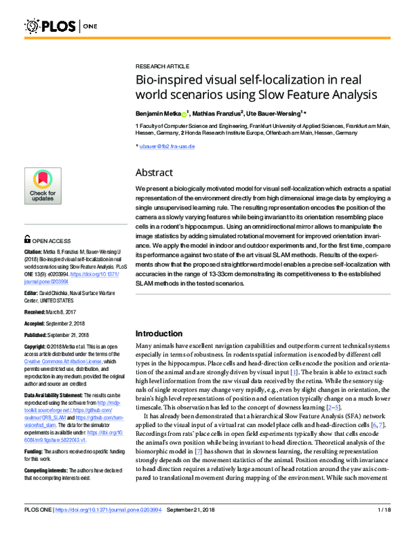 (PDF) Bio-inspired visual self-localization in real world scenarios ...