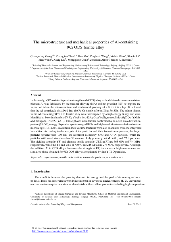 (PDF) The Microstructure and Mechanical Properties of As-rolled Dual ...