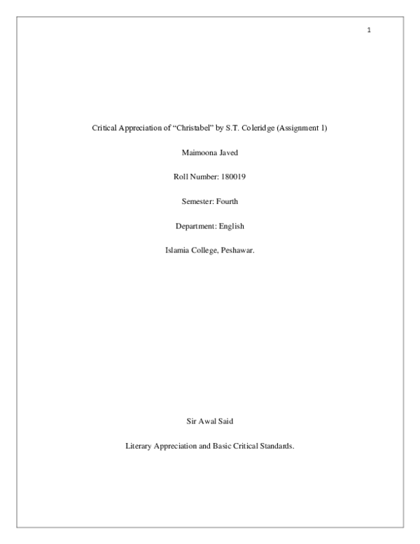 Christabel conclusion to part 2 image