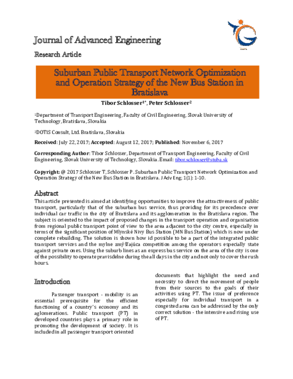 (PDF) Suburban Public Transport Network Optimization and Operation ...