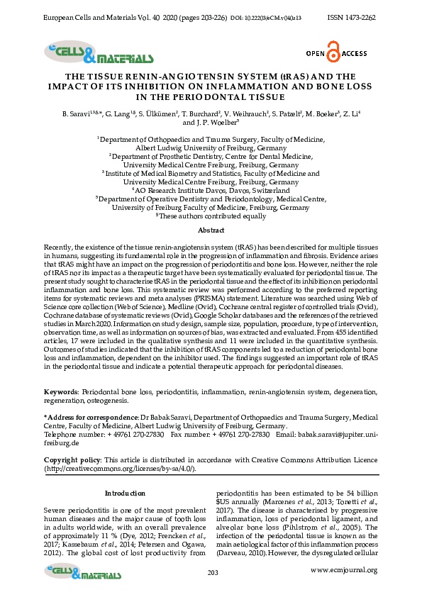 (PDF) The Tissue renin-AngioTensin sysTem (trAs) And The impACT of iTs ...