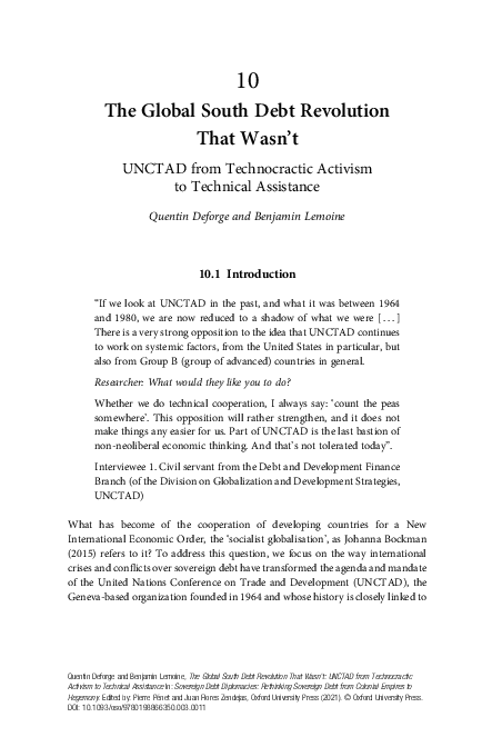 (PDF) The Global South Debt Revolution That Wasn't. UNCTAD from ...