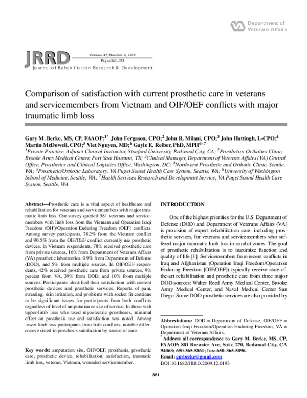 Robotic limb research picture