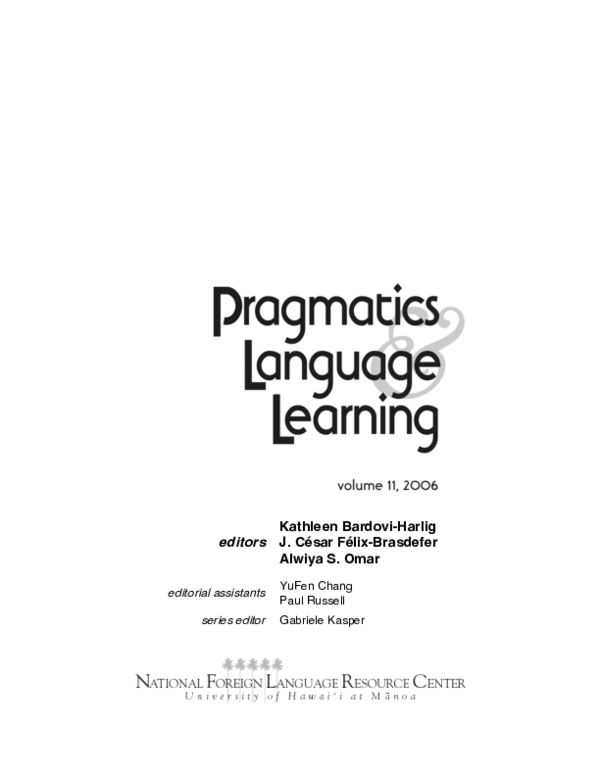 (PDF) Pragmatic transfer and Iranian EFL refusals: A cross-cultural ...