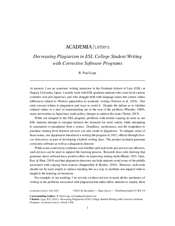 How Do Professors Check For Plagiarism in College