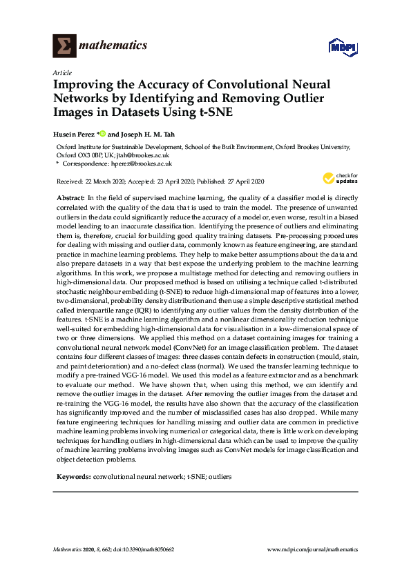 (PDF) Improving the Accuracy of Convolutional Neural Networks by ...