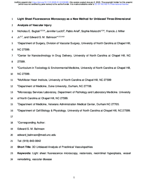 (PDF) Light Sheet Fluorescence Microscopy as a New Method for Unbiased ...