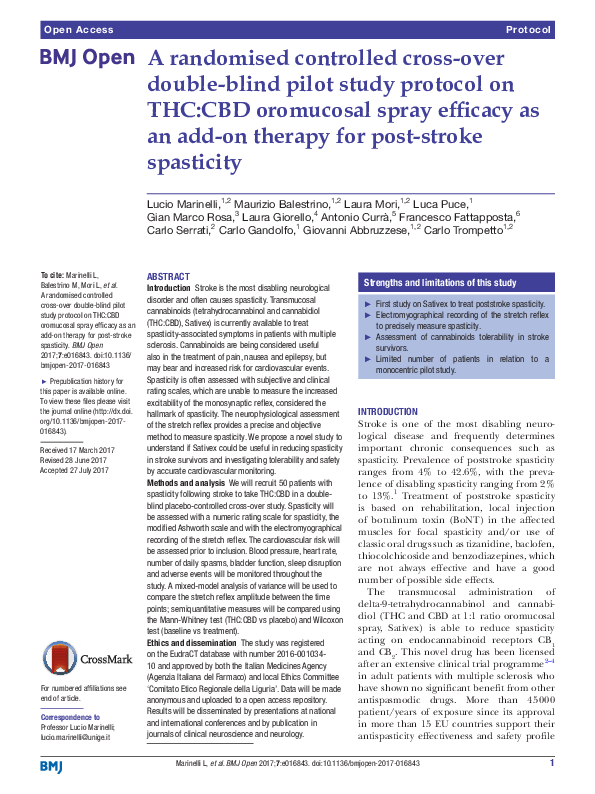 (PDF) A randomised controlled cross-over double-blind pilot study ...