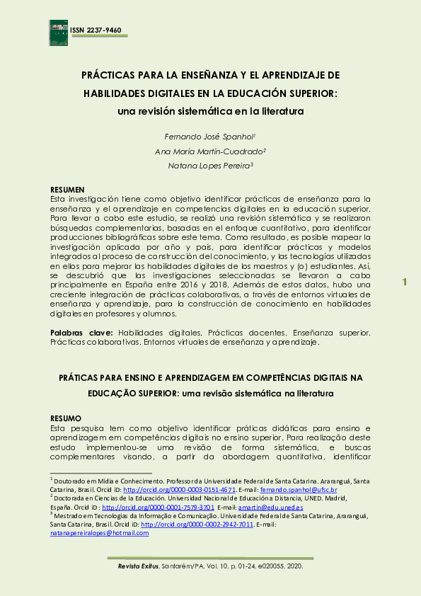 (PDF) PRACTICES FOR TEACHING AND LEARNING IN DIGITAL SKILLS IN HIGHER ...