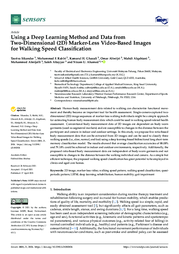 (PDF) Using a Deep Learning Method and Data from Two-Dimensional (2D ...