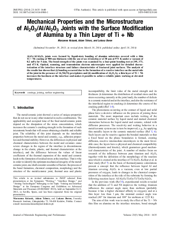 (PDF) Mechanical Properties and Micro Structure of Aluminum Alloys [Al ...