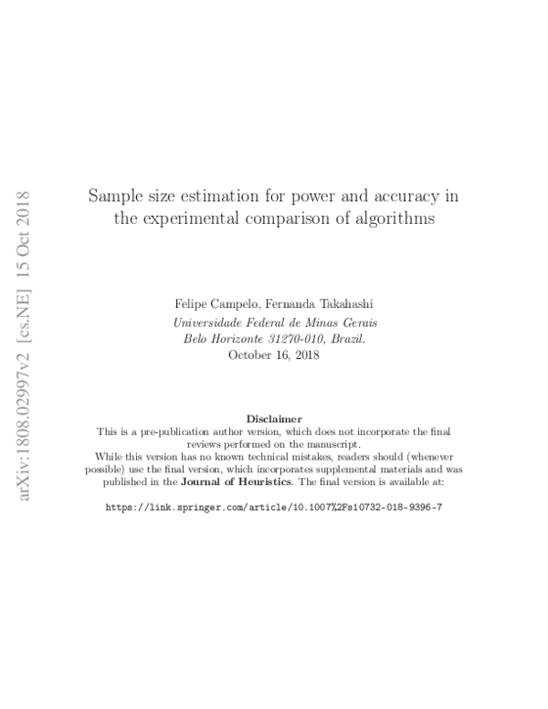 (PDF) Sample size estimation for power and accuracy in the experimental ...
