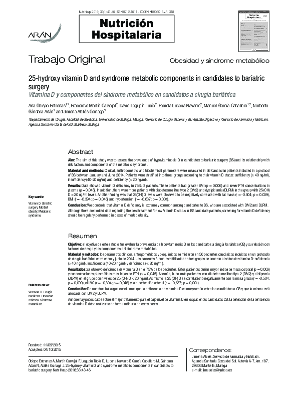 (PDF) Determinants of vitamin D supplementation among older adults and ...