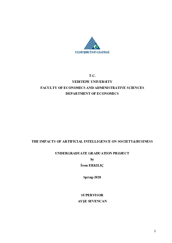 (DOC) The Impacts Of Artificial Intelligence On Society &Business ...