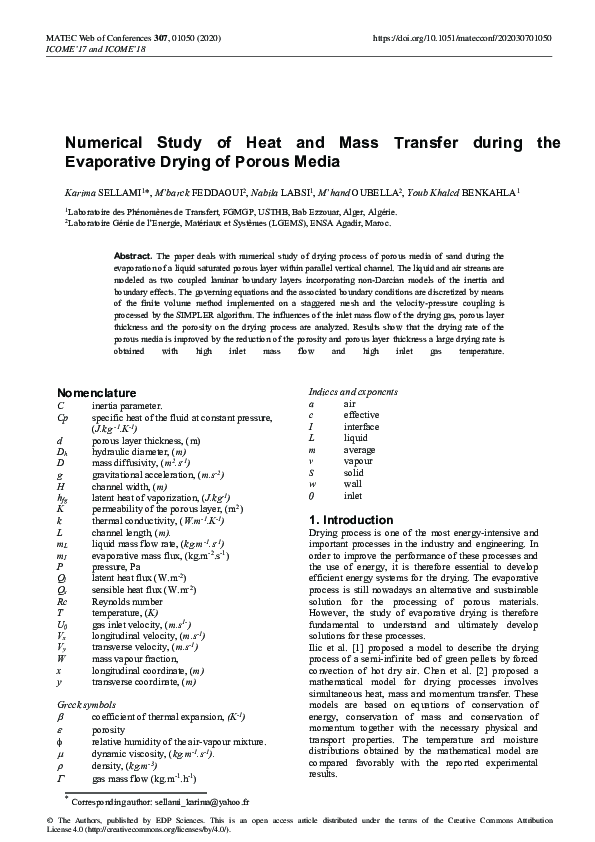 (PDF) Numerical study of heat and mass transfer during directional ...