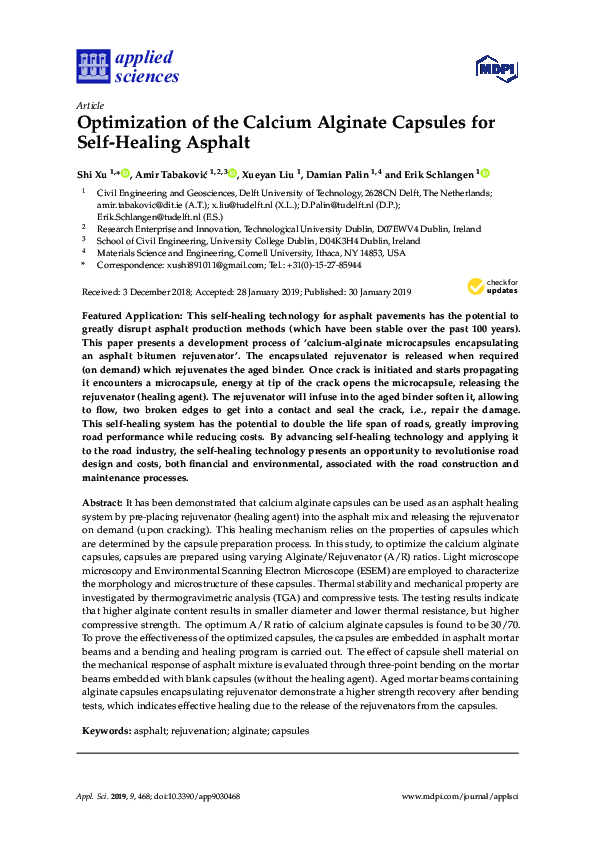 (PDF) Optimization of the Calcium Alginate Capsules for Self-Healing ...