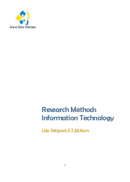 (PDF) Research Methods Information Technology