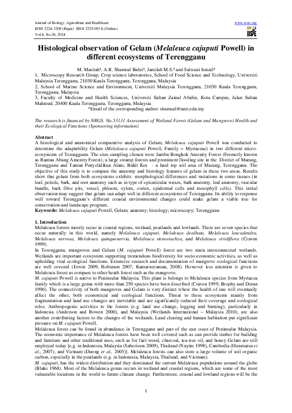 Plant Anatomy Research Papers Academia Edu