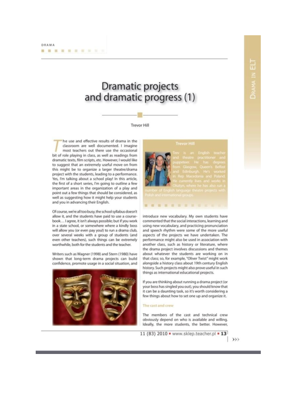(PDF) Dramatic Projects and Dramatic Progress (pt 1)