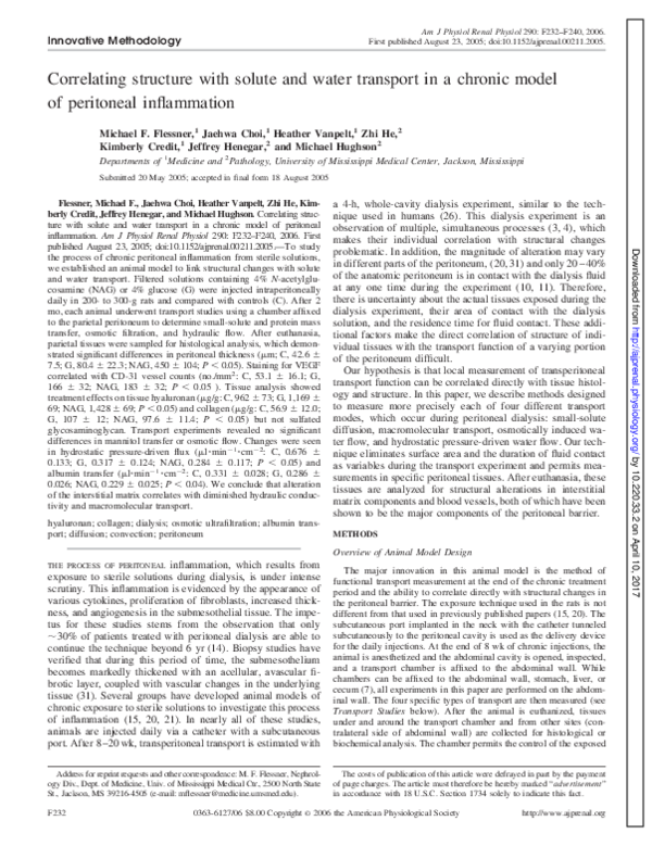 (PDF) Correlating structure with solute and water transport in a ...