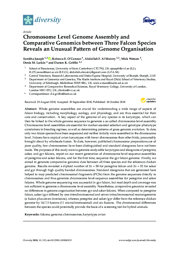 (PDF) Chromosome Level Genome Assembly and Comparative Genomics between ...