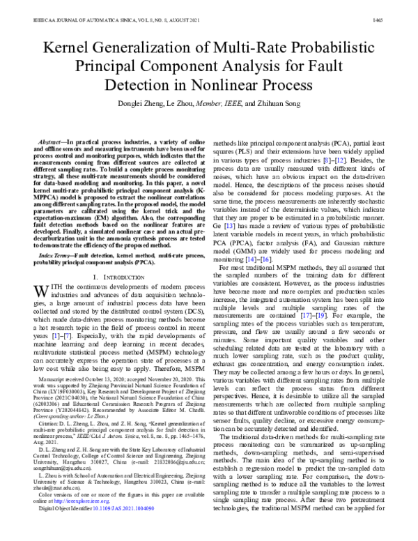 (PDF) Kernel Generalization of Multi-Rate Probabilistic Principal ...