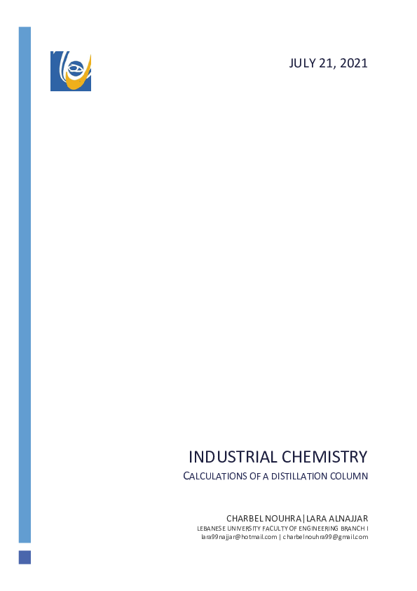 (PDF) Rectification column