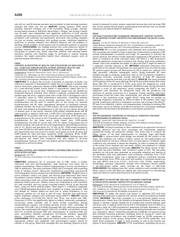 (PDF) The Psychometric Properties Of The Malay Version Of The Brief ...
