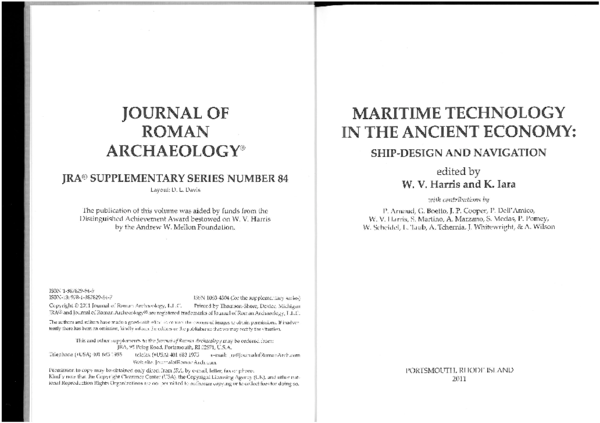 Efficiency or Economics? Sail development in the ancient Mediterranean