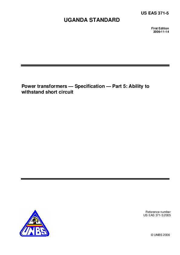 (PDF) Power transformers Specification Part 5 Ability to withstand