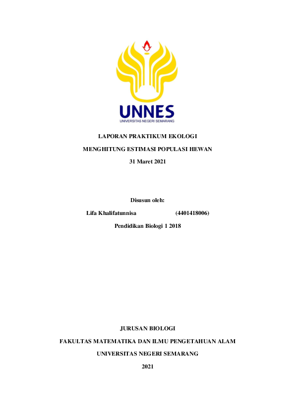 (PDF) LIFA KHALIFATUNNISA 4401418006 REV LAPORAN BAB 2 MENGHITUNG ...