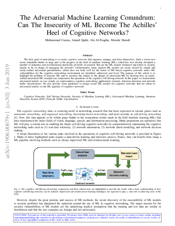 (PDF) The Adversarial Machine Learning Conundrum: Can The Insecurity of ...