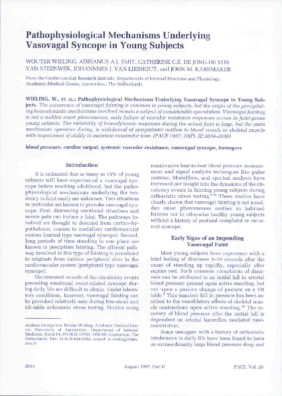 Neurocardiogenic syncope pdf picture