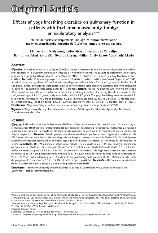 (PDF) Effects of yoga breathing exercises on pulmonary function in ...