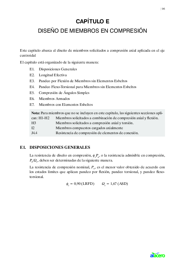 (PDF) ESPECIFICACIONES AISC 360 10 0 COMPRESION