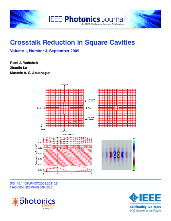 (PDF) Crosstalk Reduction in Square Cavities