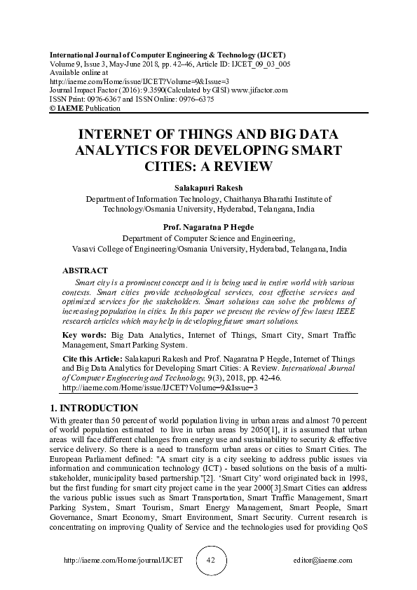 (PDF) INTERNET OF THINGS AND BIG DATA ANALYTICS FOR DEVELOPING SMART ...