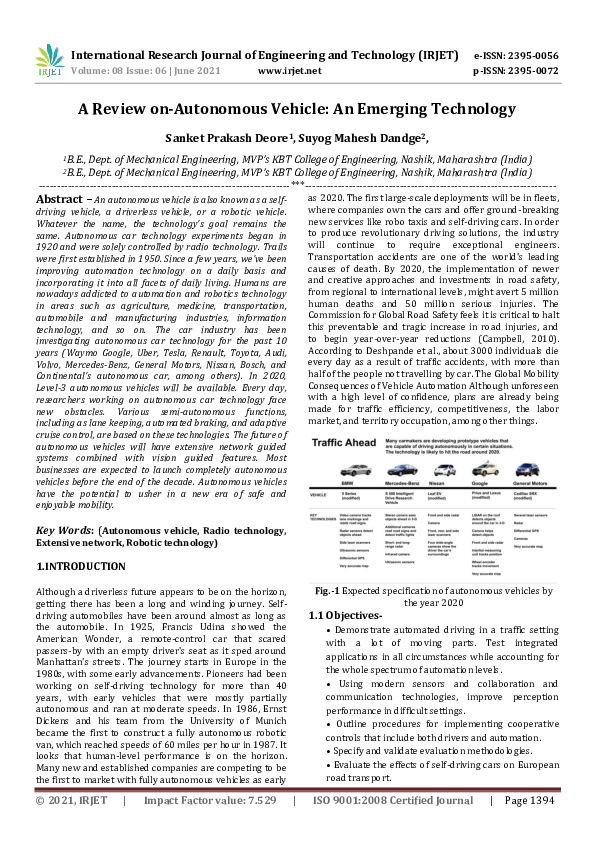 (PDF) IRJET- International Research Journal of Engineering and ...