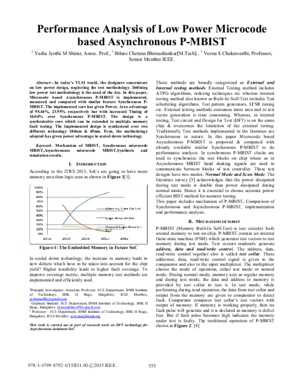 (PDF) Performance Analysis of Low Power Microcode based Asynchronous P ...