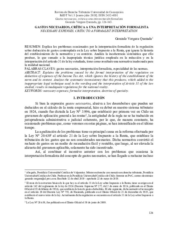 (PDF) Análisis crítico de la tasación