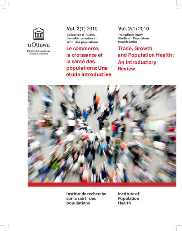 (PDF) Ronald Labonte, Chantal Blouin and Lisa Forman, “Trade, Growth ...