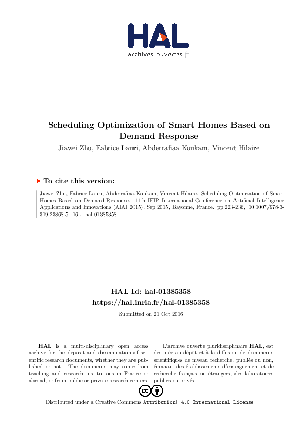 smart home scheduling